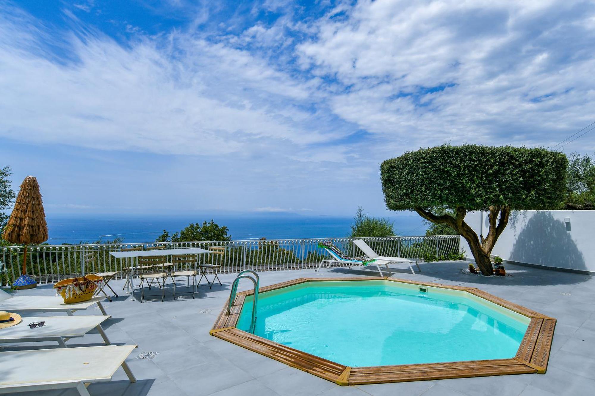 Villa Venus In Penisola Sorrentina Massa Lubrense Exterior photo